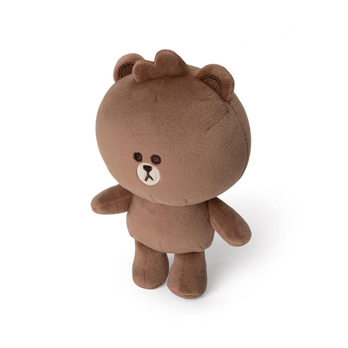 LINE FRIENDS TOYS BROWN BROWN & FRIENDS BROWN MINI FRIENDS STANDING DOLL (7182575599789)