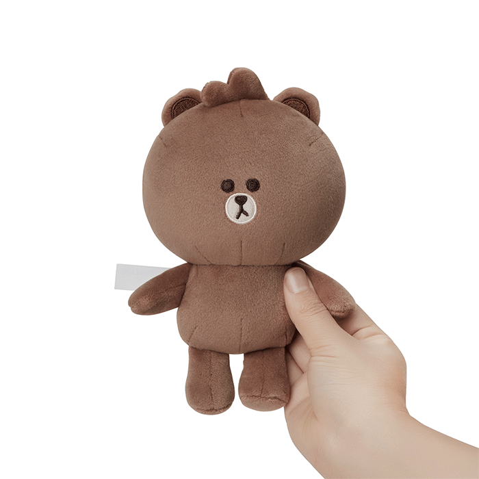 LINE FRIENDS TOYS BROWN BROWN & FRIENDS BROWN MINI FRIENDS STANDING DOLL (7182575599789)