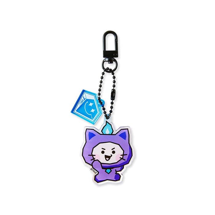 LINE FRIENDS TOYS CHILLI TRUZ CHILLI ACRYLIC KEYRING (7182495088813)