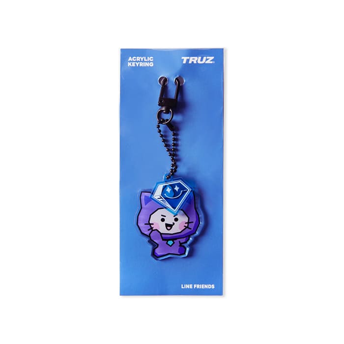 LINE FRIENDS TOYS CHILLI TRUZ CHILLI ACRYLIC KEYRING (7182495088813)