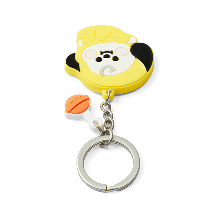 LINE FRIENDS TOYS CHIMMY BT21 CHIMMY BABY SILICON KEY RING (7182627307693)