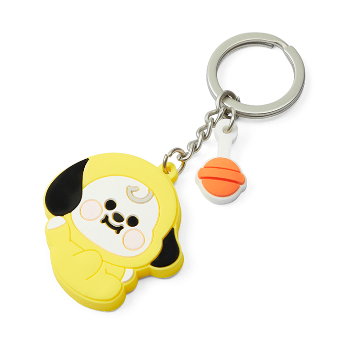 LINE FRIENDS TOYS CHIMMY BT21 CHIMMY BABY SILICON KEY RING (7182627307693)