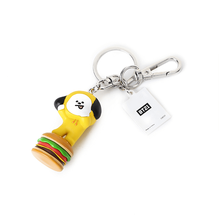 LINE FRIENDS TOYS CHIMMY BT21 CHIMMY FIGURE KEY RING (7182621409453)