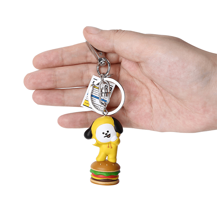 LINE FRIENDS TOYS CHIMMY BT21 CHIMMY FIGURE KEY RING (7182621409453)