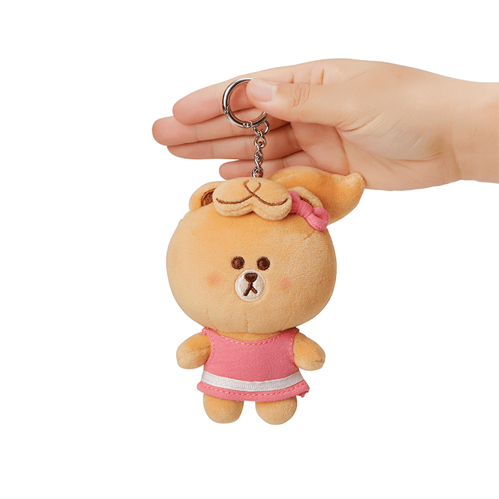 LINE FRIENDS TOYS CHOCO BROWN & FRIENDS CHOCO MINI FRIENDS BODY BAG CHARM (7182610268333)