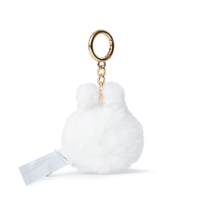 LINE FRIENDS TOYS CONY BROWN & FRIENDS CONY FLAT FUR FACE DOLL KEY RING (7182608761005)