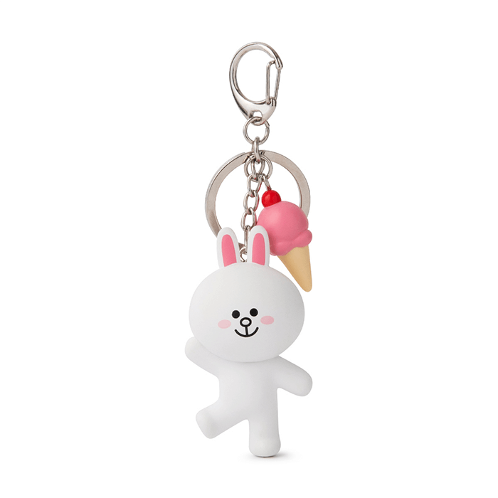 LINE FRIENDS TOYS CONY BROWN & FRIENDS CONY MINI FIGURE KEY RING (7182606565549)