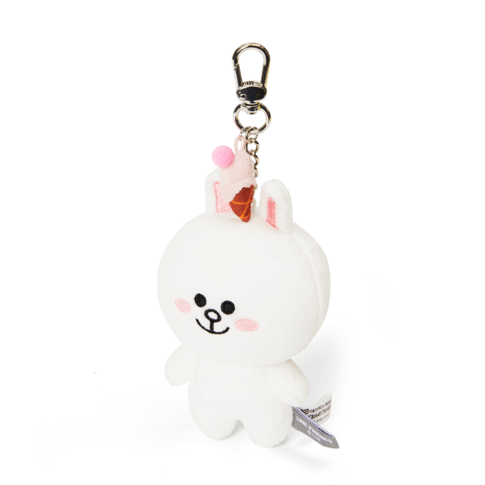 LINE FRIENDS TOYS CONY BROWN & FRIENDS CONY STANDING BAG CHARM DOLL (7182634909869)