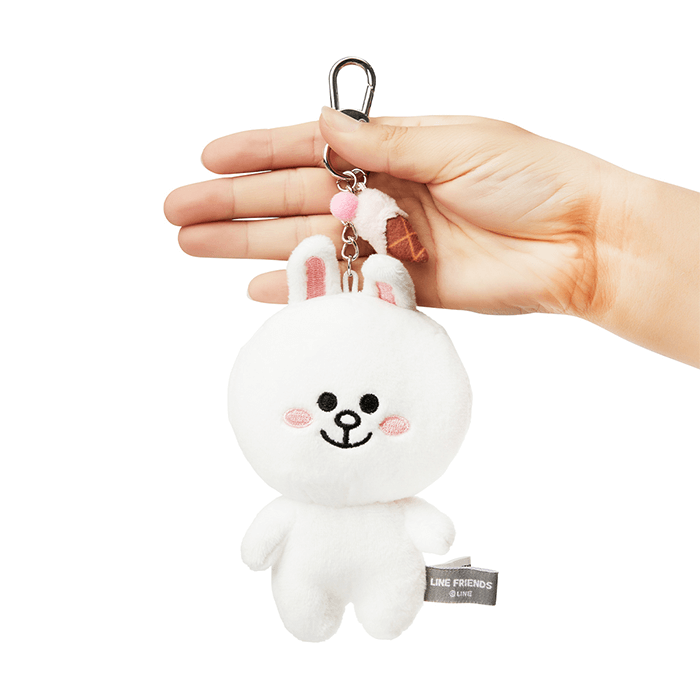 LINE FRIENDS TOYS CONY BROWN & FRIENDS CONY STANDING BAG CHARM DOLL (7182634909869)