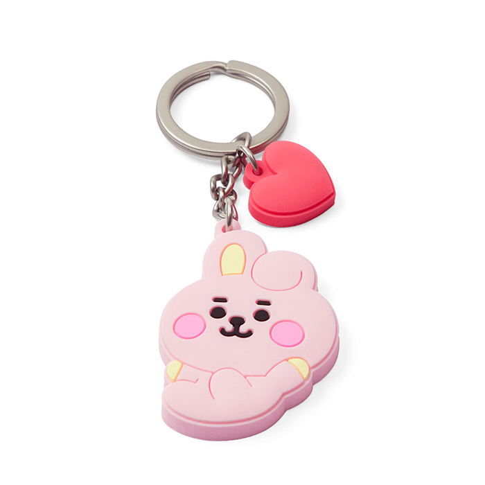 LINE FRIENDS TOYS COOKY BT21 COOKY BABY SILICON KEY RING (7182626357421)