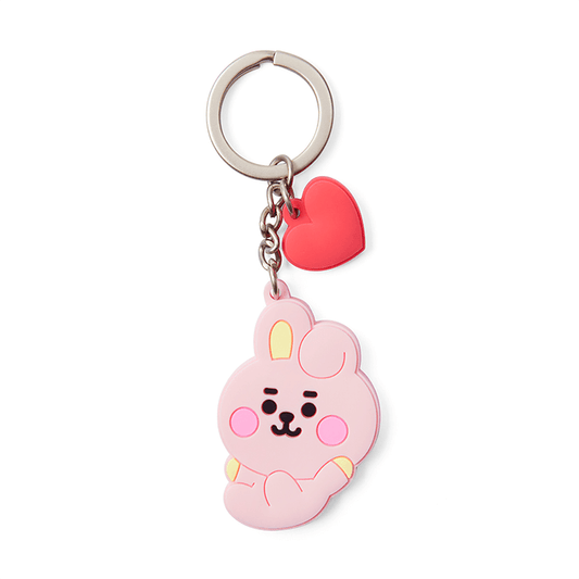 LINE FRIENDS TOYS COOKY BT21 COOKY BABY SILICON KEY RING (7182626357421)