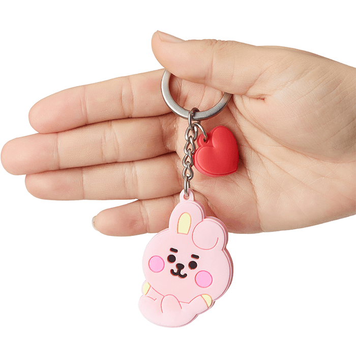 LINE FRIENDS TOYS COOKY BT21 COOKY BABY SILICON KEY RING (7182626357421)