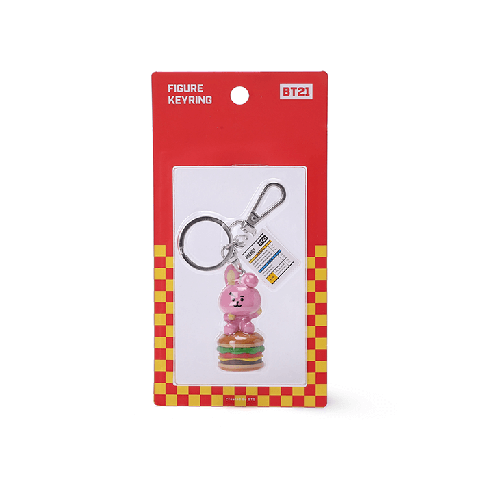 LINE FRIENDS TOYS COOKY BT21 COOKY FIGURE KEY RING (7182621704365)