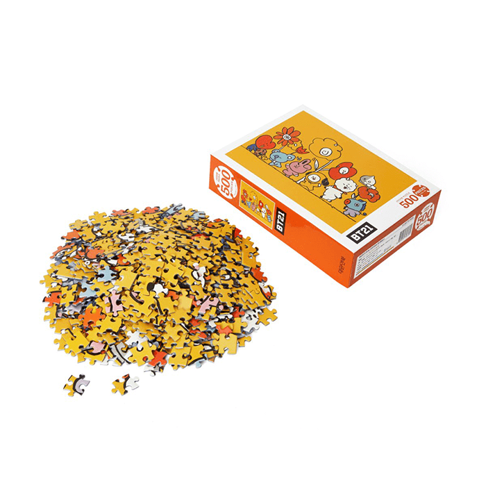 LINE FRIENDS TOYS FLOWER BT21 FLOWER JIGSAW PUZZLE 500 PIECES (6263952375981)