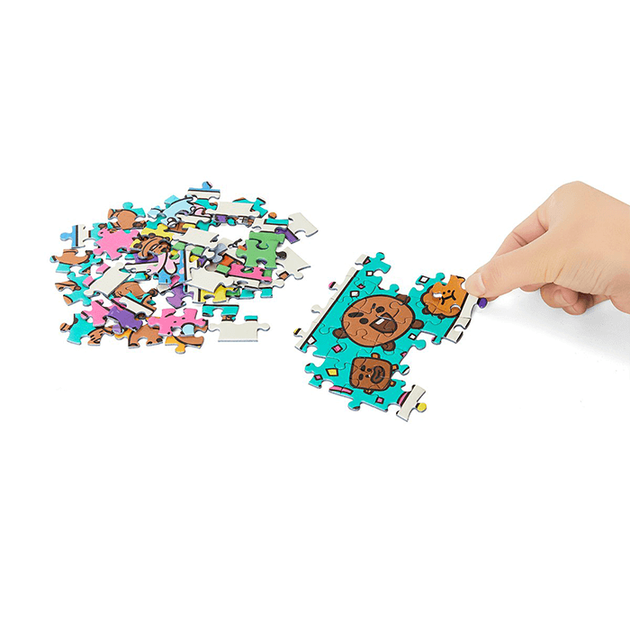 LINE FRIENDS TOYS FOCUS BT21 FOCUS ON ME JIGSAW PUZZLE 500 PIECES (7182716240045)