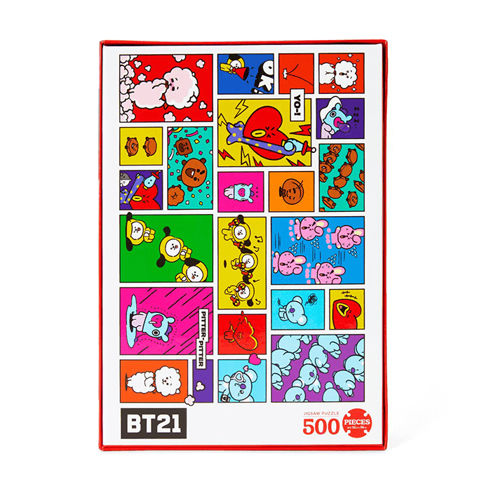 LINE FRIENDS TOYS FOCUS BT21 FOCUS ON ME JIGSAW PUZZLE 500 PIECES (7182716240045)