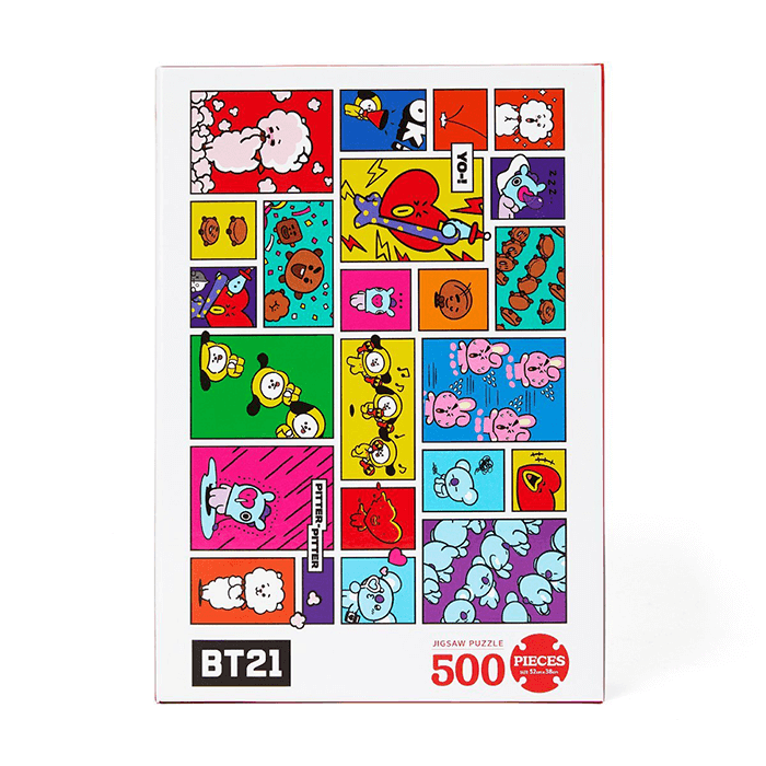 LINE FRIENDS TOYS FOCUS BT21 FOCUS ON ME JIGSAW PUZZLE 500 PIECES (7182716240045)