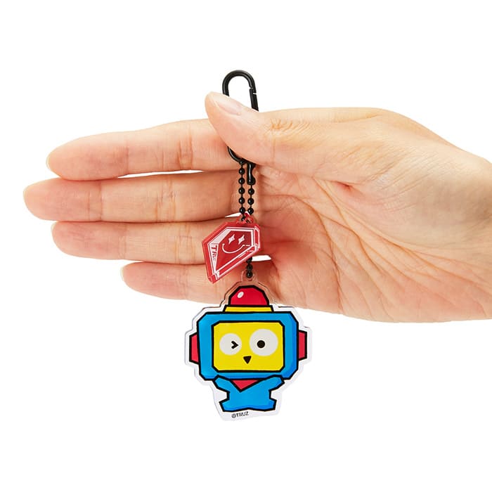 LINE FRIENDS TOYS HIKUN TRUZ HIKUN ACRYLIC KEYRING (7182494662829)