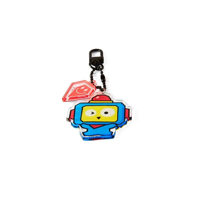 LINE FRIENDS TOYS HIKUN TRUZ HIKUN ACRYLIC KEYRING (7182494662829)