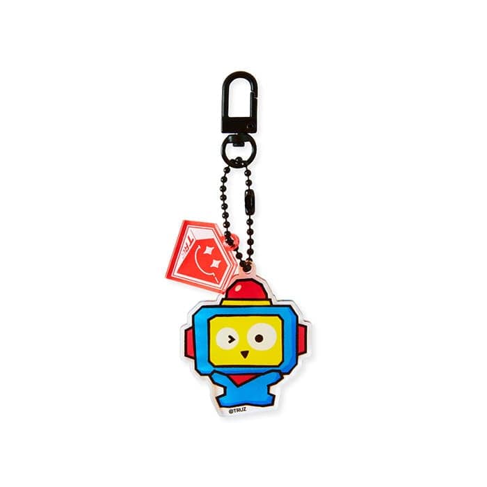 LINE FRIENDS TOYS HIKUN TRUZ HIKUN ACRYLIC KEYRING (7182494662829)