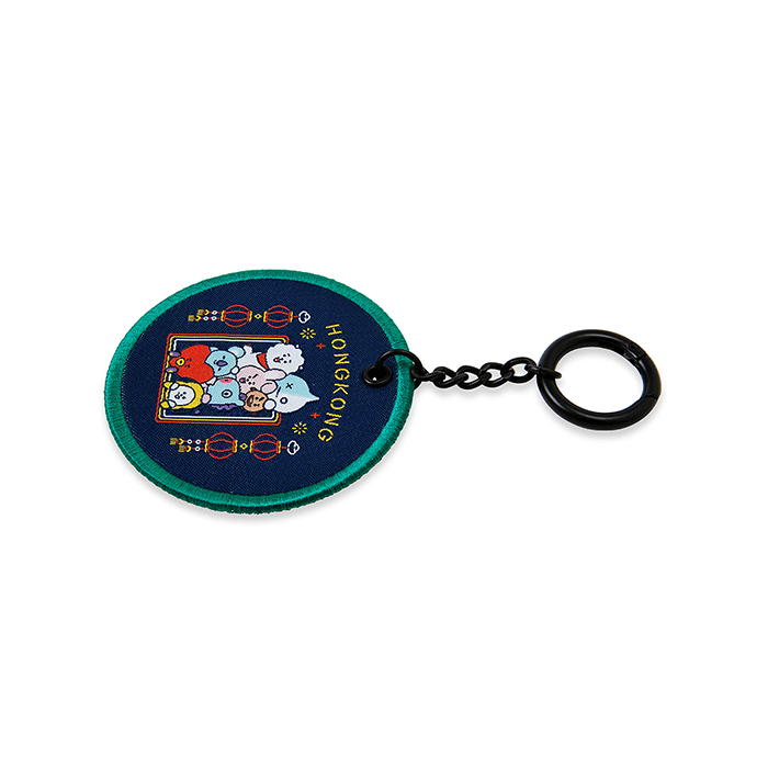 LINE FRIENDS TOYS HONG KONG BT21 CITY EDITION KEY RING HONG KONG (7182589034669)