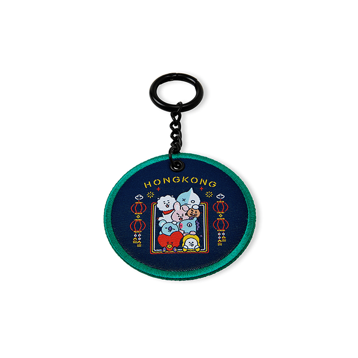 LINE FRIENDS TOYS HONG KONG BT21 CITY EDITION KEY RING HONG KONG (7182589034669)