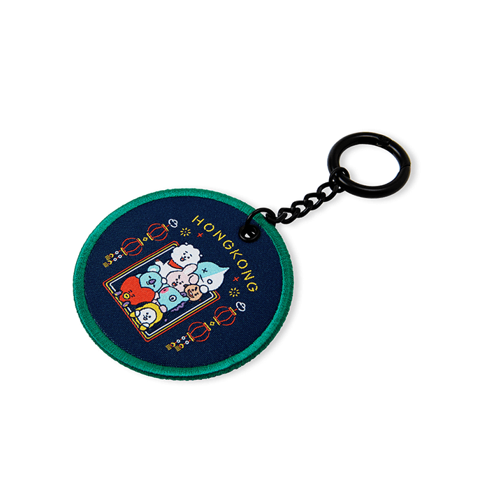 LINE FRIENDS TOYS HONG KONG BT21 CITY EDITION KEY RING HONG KONG (7182589034669)