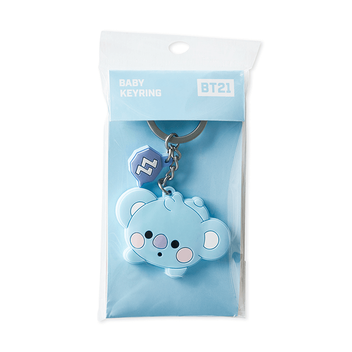 LINE FRIENDS TOYS KOYA BT21 KOYA BABY SILICON KEY RING (7182625669293)