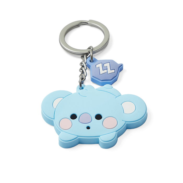 LINE FRIENDS TOYS KOYA BT21 KOYA BABY SILICON KEY RING (7182625669293)