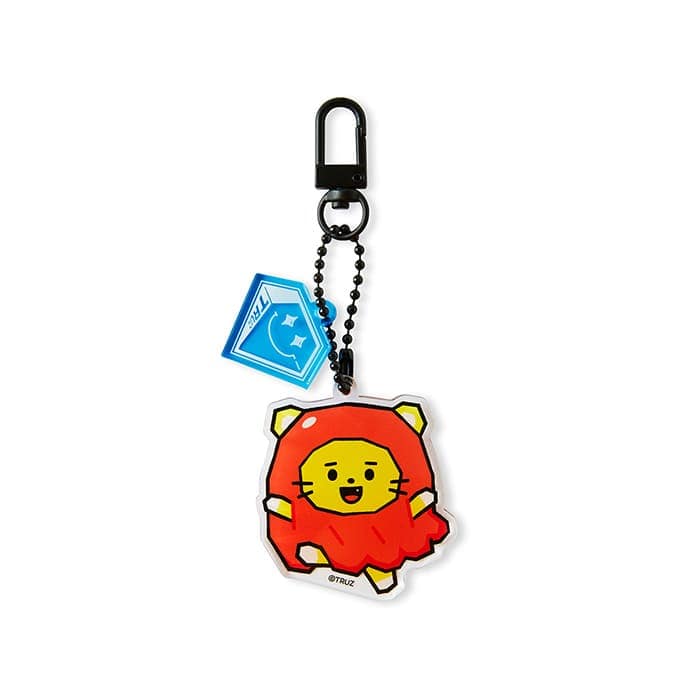 LINE FRIENDS TOYS LAWOO TRUZ LAWOO ACRYLIC KEYRING (7182494695597)