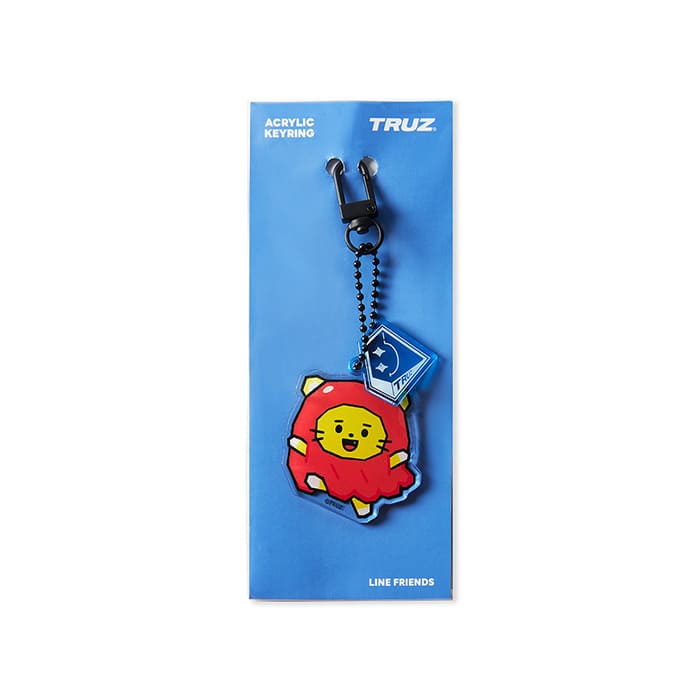 LINE FRIENDS TOYS LAWOO TRUZ LAWOO ACRYLIC KEYRING (7182494695597)