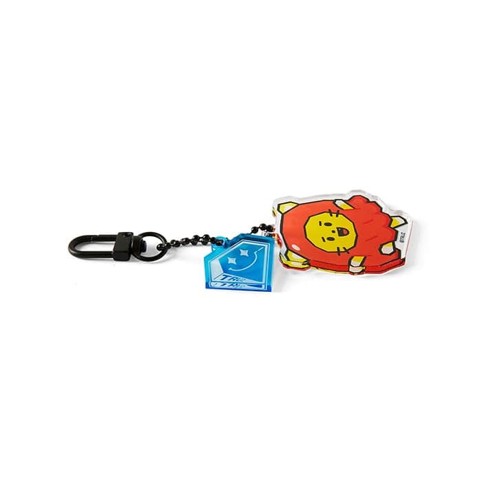 LINE FRIENDS TOYS LAWOO TRUZ LAWOO ACRYLIC KEYRING (7182494695597)