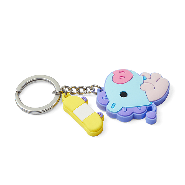 LINE FRIENDS TOYS MANG BT21 MANG BABY SILICON KEY RING (7182625210541)