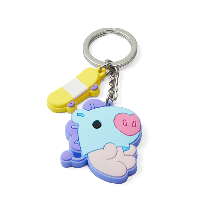 LINE FRIENDS TOYS MANG BT21 MANG BABY SILICON KEY RING (7182625210541)