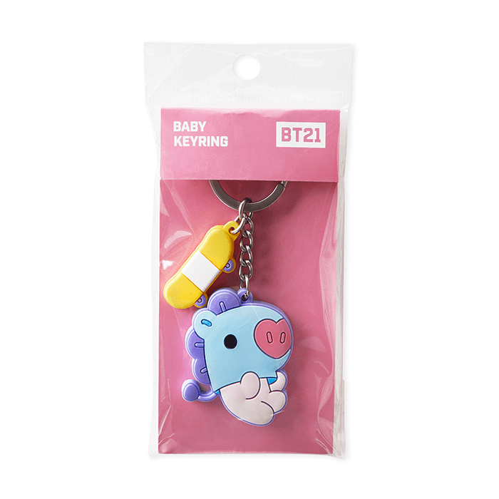 LINE FRIENDS TOYS MANG BT21 MANG BABY SILICON KEY RING (7182625210541)