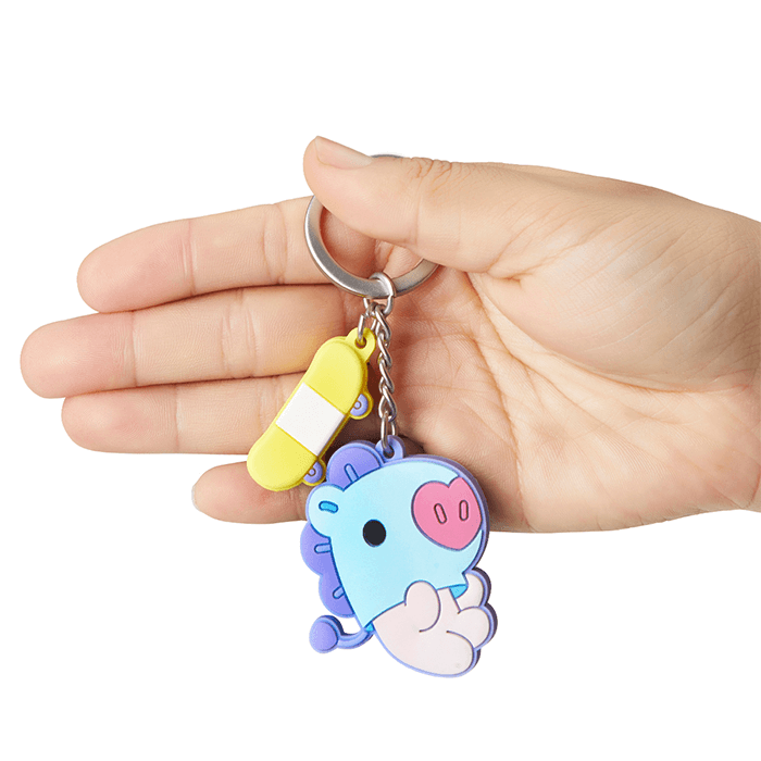 LINE FRIENDS TOYS MANG BT21 MANG BABY SILICON KEY RING (7182625210541)