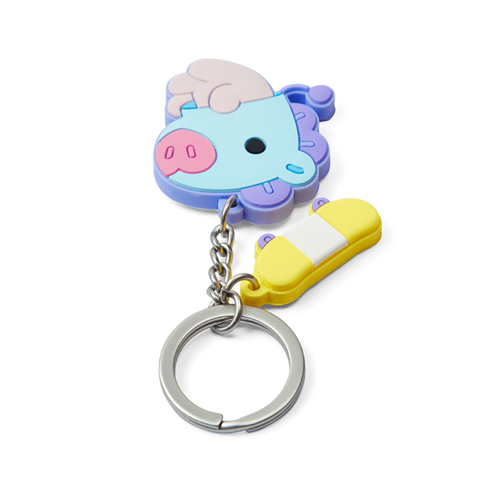 LINE FRIENDS TOYS MANG BT21 MANG BABY SILICON KEY RING (7182625210541)