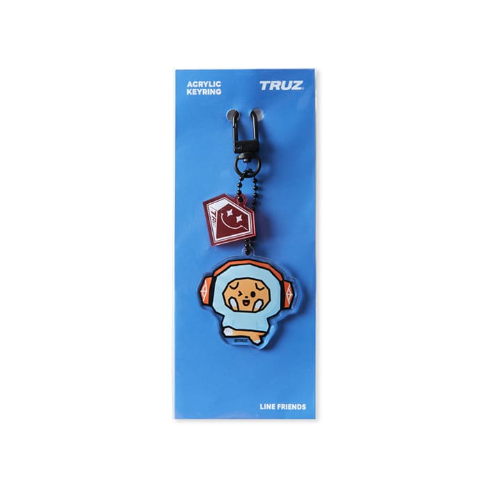 LINE FRIENDS TOYS MATETSU TRUZ MATETSU ACRYLIC KEYRING (7182494793901)