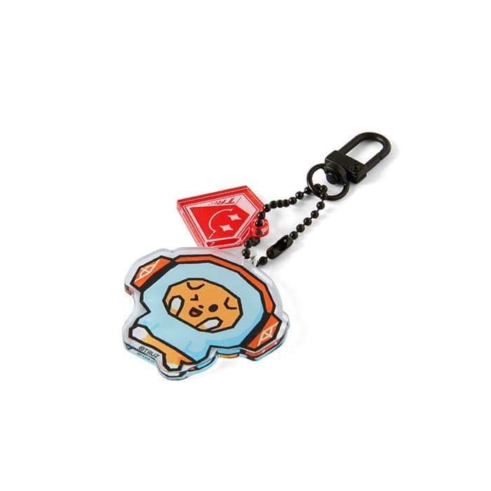 LINE FRIENDS TOYS MATETSU TRUZ MATETSU ACRYLIC KEYRING (7182494793901)