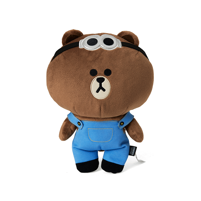 LINE FRIENDS TOYS MINIONS MINIONS X BROWN & FRIENDS REVERSIBLE DOLL (7182537883821)