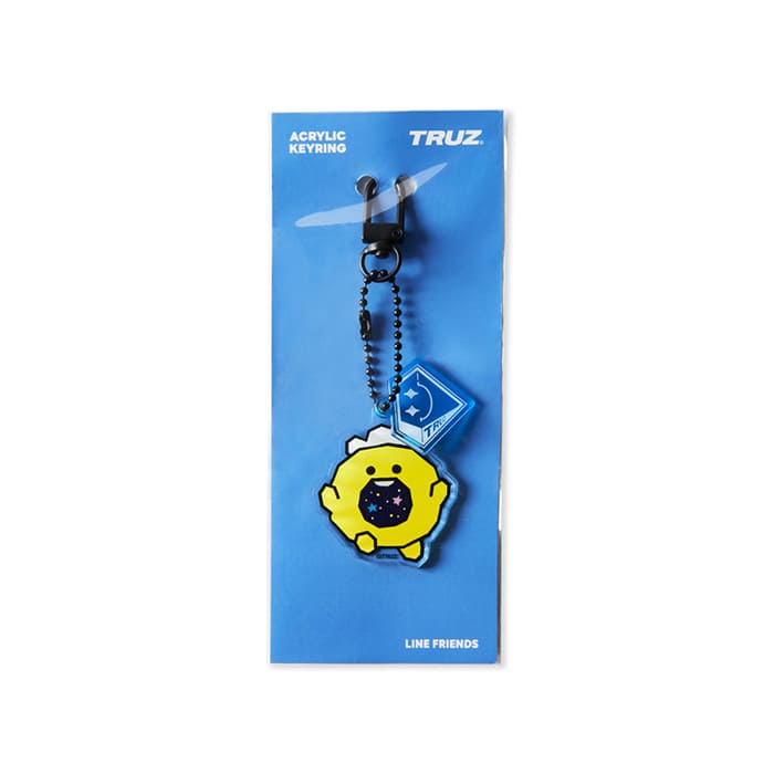 LINE FRIENDS TOYS PODONG TRUZ PODONG ACRYLIC KEYRING (7182494400685)