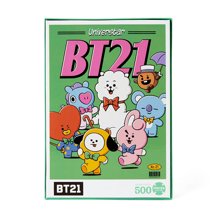 LINE FRIENDS TOYS POSTER BT21 POSTER JIGSAW PUZZLE 500 PIECES (7182716076205)