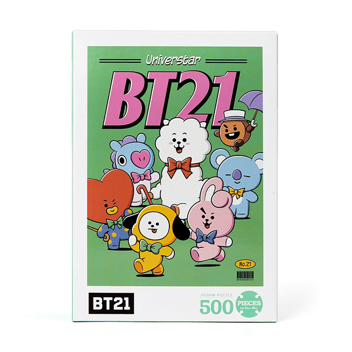 LINE FRIENDS TOYS POSTER BT21 POSTER JIGSAW PUZZLE 500 PIECES (7182716076205)