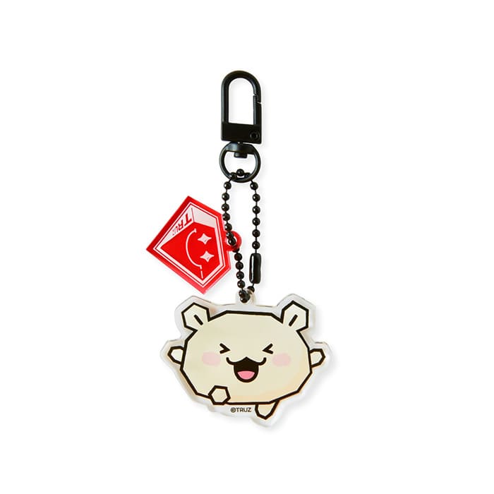 LINE FRIENDS TOYS RURU TRUZ RURU ACRYLIC KEYRING (7182494498989)