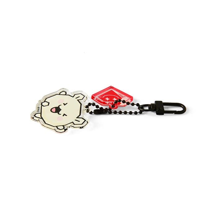 LINE FRIENDS TOYS RURU TRUZ RURU ACRYLIC KEYRING (7182494498989)