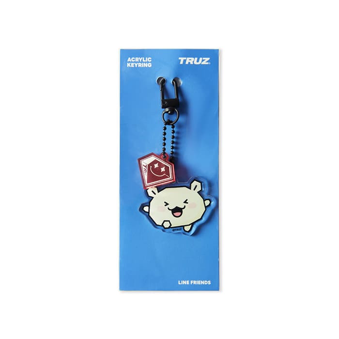 LINE FRIENDS TOYS RURU TRUZ RURU ACRYLIC KEYRING (7182494498989)