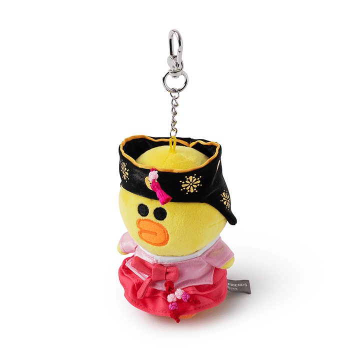 LINE FRIENDS TOYS SALLY BROWN & FRIENDS SALLY BAG CHARM DOLL - HANBOK EDITION (6087582285997)