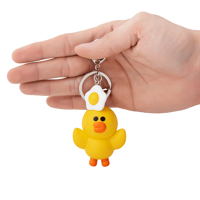 LINE FRIENDS TOYS SALLY BROWN & FRIENDS SALLY MINI FIGURE KEY RING (7182606237869)