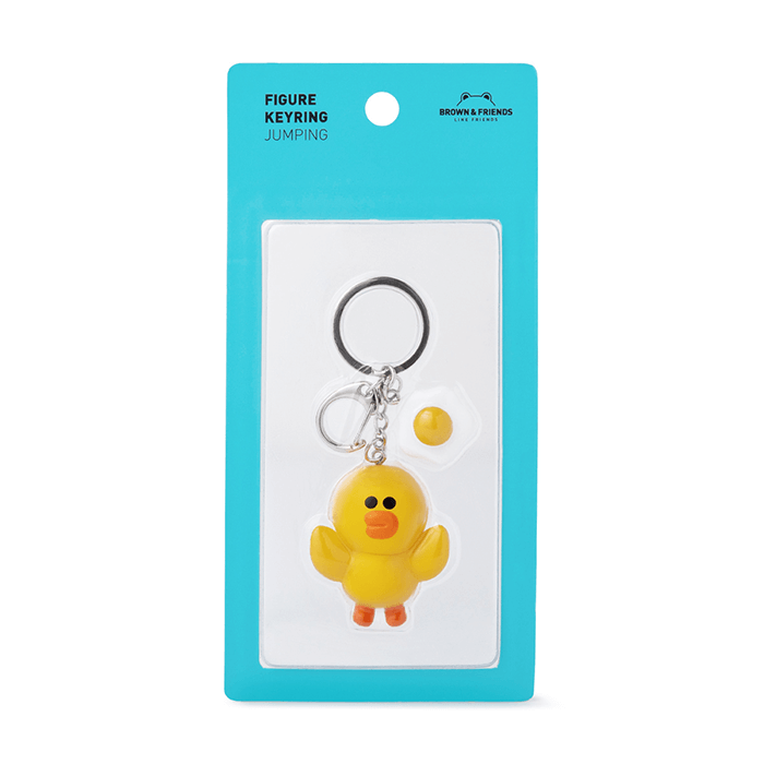 LINE FRIENDS TOYS SALLY BROWN & FRIENDS SALLY MINI FIGURE KEY RING (7182606237869)