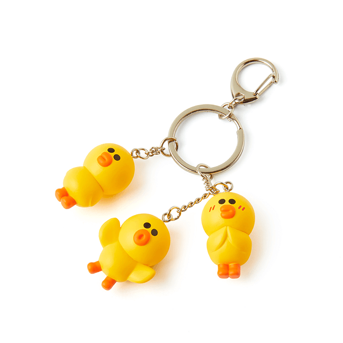 LINE FRIENDS TOYS SALLY BROWN & FRIENDS SALLY WAGGLE WAGGLE KEY RING (7182615838893)